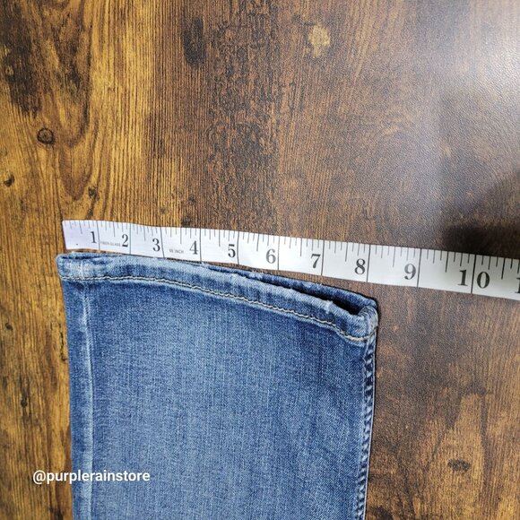 Silver Jeans 36 Suki Capri Mid Rise Tummy Control Medium Light Wash Stretch - Picture 11 of 12